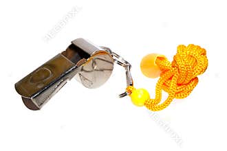 Whistle isolated on white background