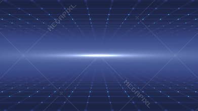 Abstract Technology Synthwave Fx Glowing Lines Background Loop