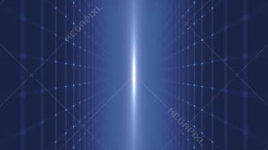 Abstract Technology Synthwave Fx Glowing Lines Background Loop