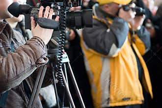 Men with cameras