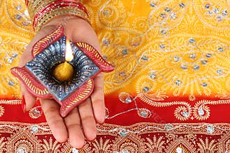 Handmade Diwali Diya Lamp