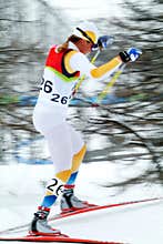 Cross country skier
