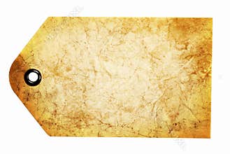 Beige Paper Gift Tag