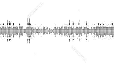 Visualization of voice record, artificial intelligence. Music equalizer, audio waves sound digital player waveform
