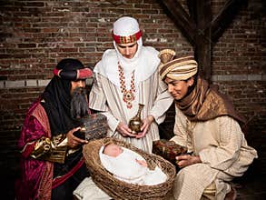 Wisemen with baby