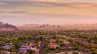 Phoenix, Arizona, USA Downtown Cityscape