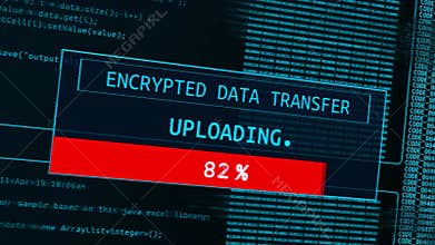 Cybersecurity concept. Hacker code and programming on a computer screen.