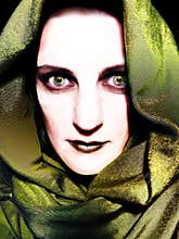 Hooded Evil Figure Yellow Eyes