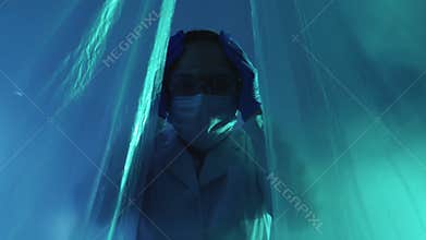 pandemic outbreak disaster area terrified doctor