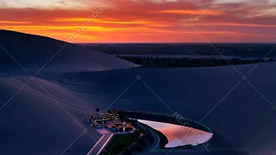 Sunset of Crescent Spring