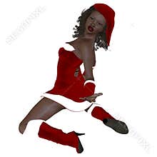 Xmas African Woman