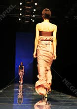 Model at fashion show