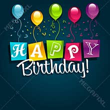 Happy Birthday Illustration