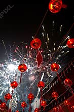 Chinese lunar new year celebration