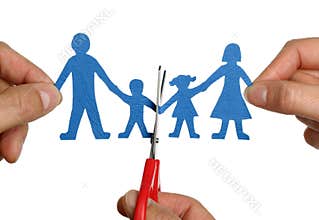 Paper chain family divorce