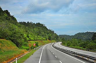 Scenic Malaysian Highway