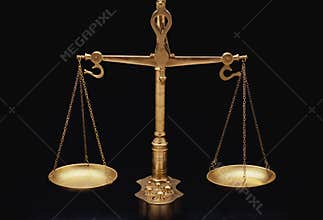 Golden Scales of Justice
