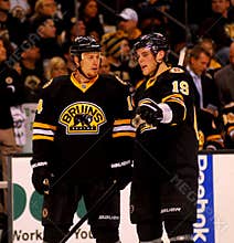 Joe Corvo and Tyler Seguin Boston Bruins