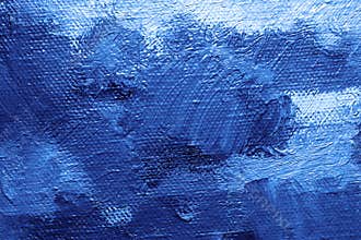 Blue oil painting background