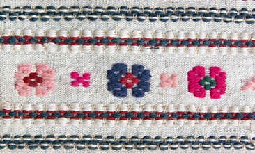 Embroidery of ritual cloth