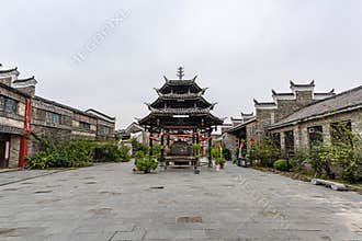 Dongqing Water Village folk architecture in Guilin, Guangxi