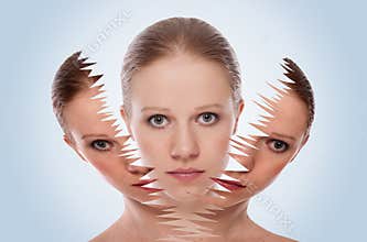 Cosmetic effect, treatment and care of skin