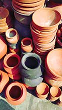 Pot small size and bigg size plate model