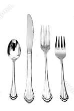 fork knife spoon dinner silver