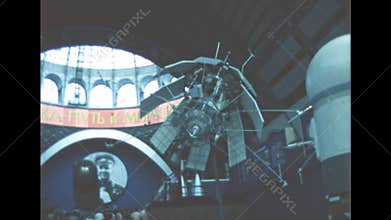 radar calibration satellite of Moscow in 1980s