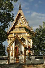 Graceful Buddhist temple