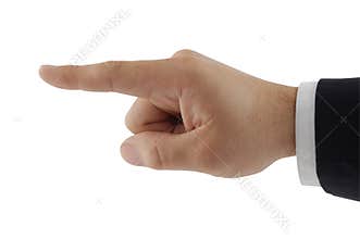 Pointing finger
