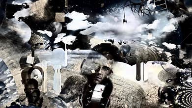 Surreal dream landscape