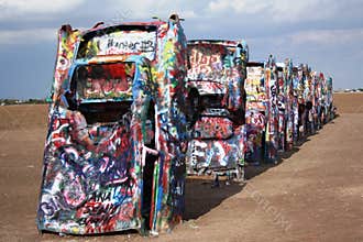Cadillac Ranch near Amarillo, Texas