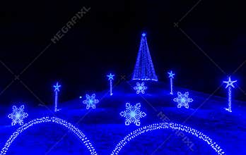 Holiday outdoor lighting decorations
