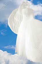Wedding Gown Blue Sky
