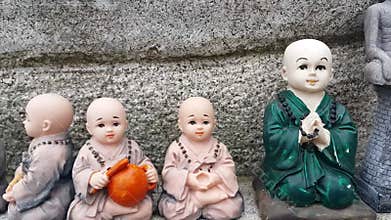 Buddha mini statue with beautiful background