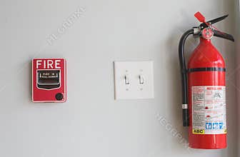 Fire Extinguisher and Pull Box
