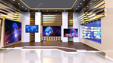 3D Virtual TV Studio News