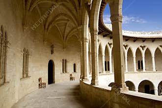Castle Castillo de Bellver in Majorca