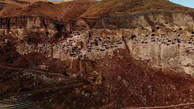Famous Vardzia Cave Monastery in Georgia