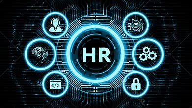 Business, Technology, Internet and network concept. Human Resources HR management concept