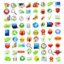 Set of business icons