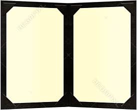Double Page Pocketed Menu