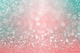 Pastel pink green confetti background for Spring