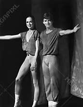 Dominique Khalfouri and Mikhail Baryshnikov in Chicago in 1978