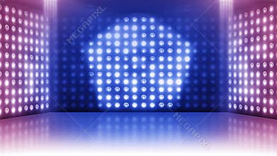 Flashing lights Led concert stage lights illuminated lamps Concert lights LOOP 4K video