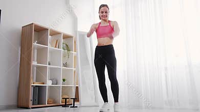 dance trainer choreography practicing sporty woman