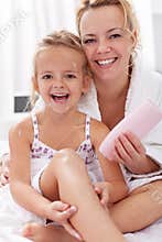 Girls carefree moments