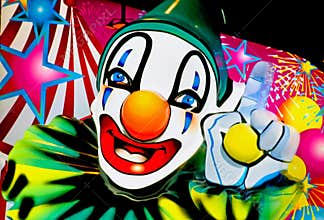 Face of a clown 1