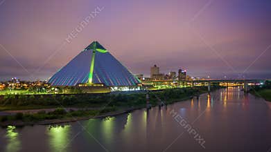Memphis, Tennessee, USA Skyline from Dawn